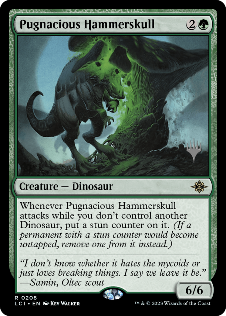 Pugnacious Hammerskull (PPLCI-208P) - The Lost Caverns of Ixalan Promos Foil