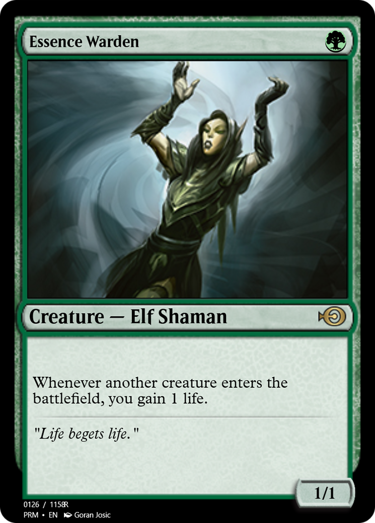 Essence Warden (PRM-95481) - Magic Online Promos Foil