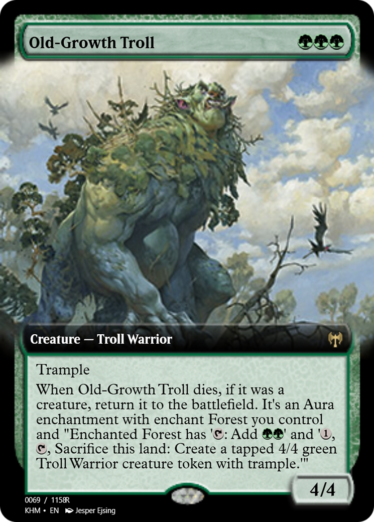 Old-Growth Troll (PRM-88338) - Magic Online Promos Foil