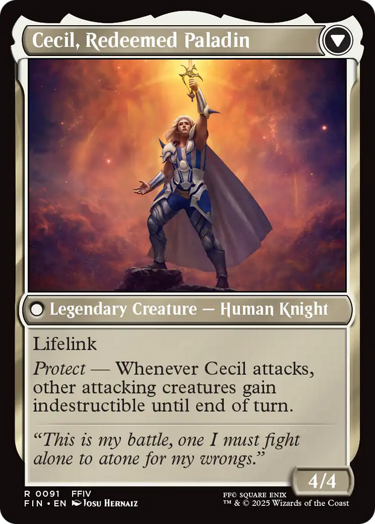 Cecil, Dark Knight (FIN-091) - FINAL FANTASY