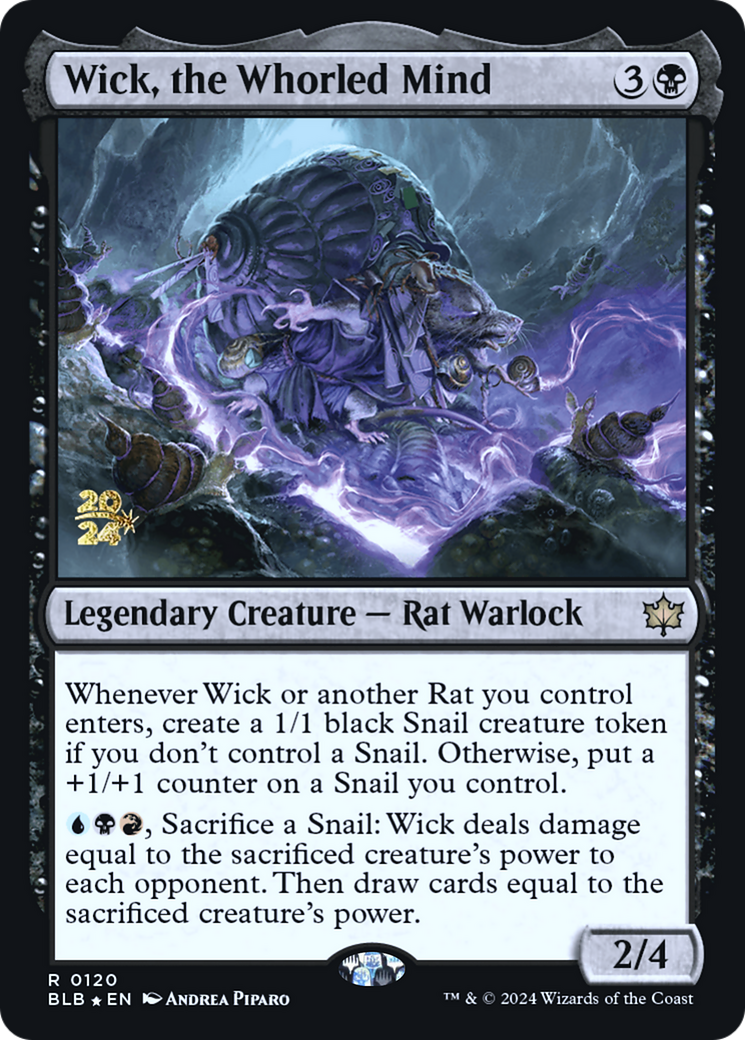 Wick, the Whorled Mind (PRE-120S) - Bloomburrow Promos Foil