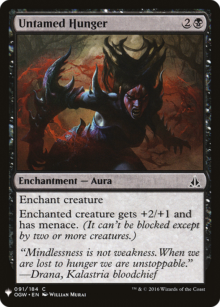Untamed Hunger (LIST-091) - The List