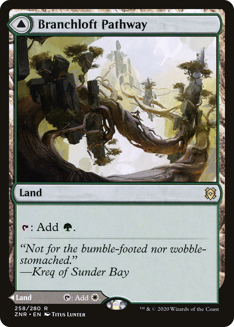 Branchloft Pathway (ZNR-258) - Zendikar Rising Foil