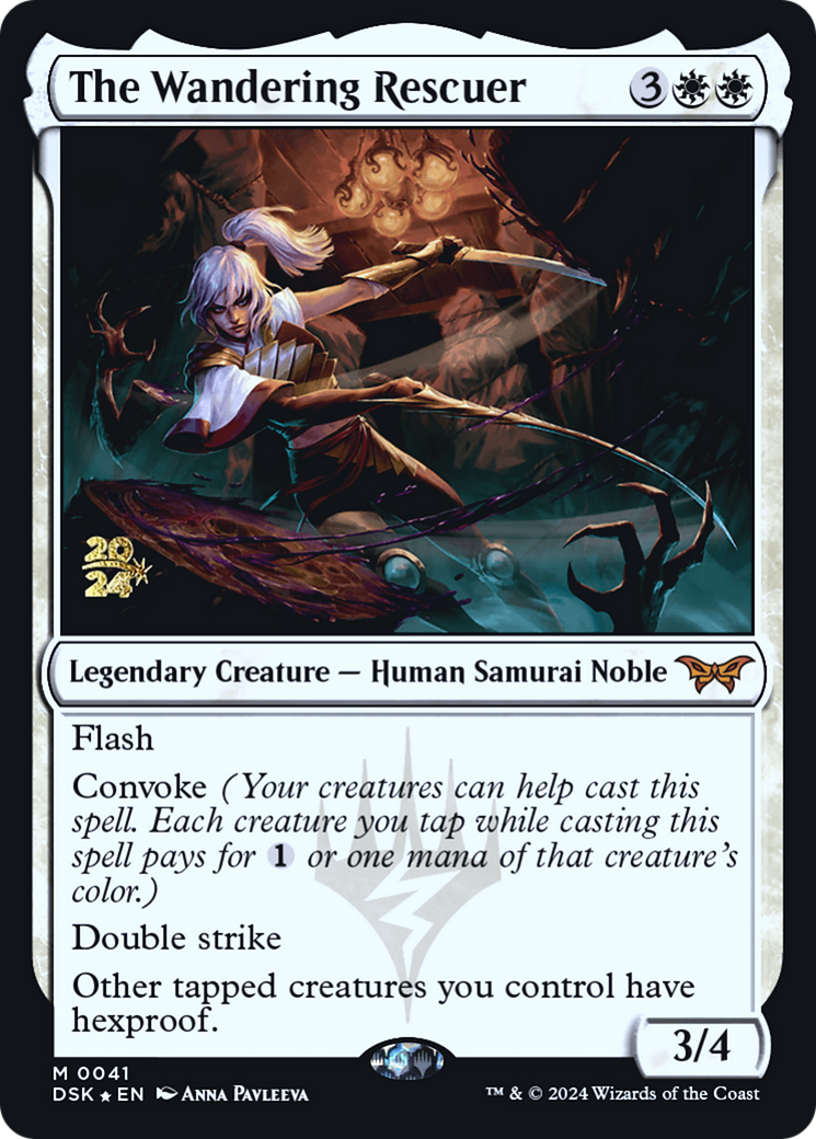 The Wandering Rescuer (PRE-41S) - Duskmourn: House of Horror Promos Foil