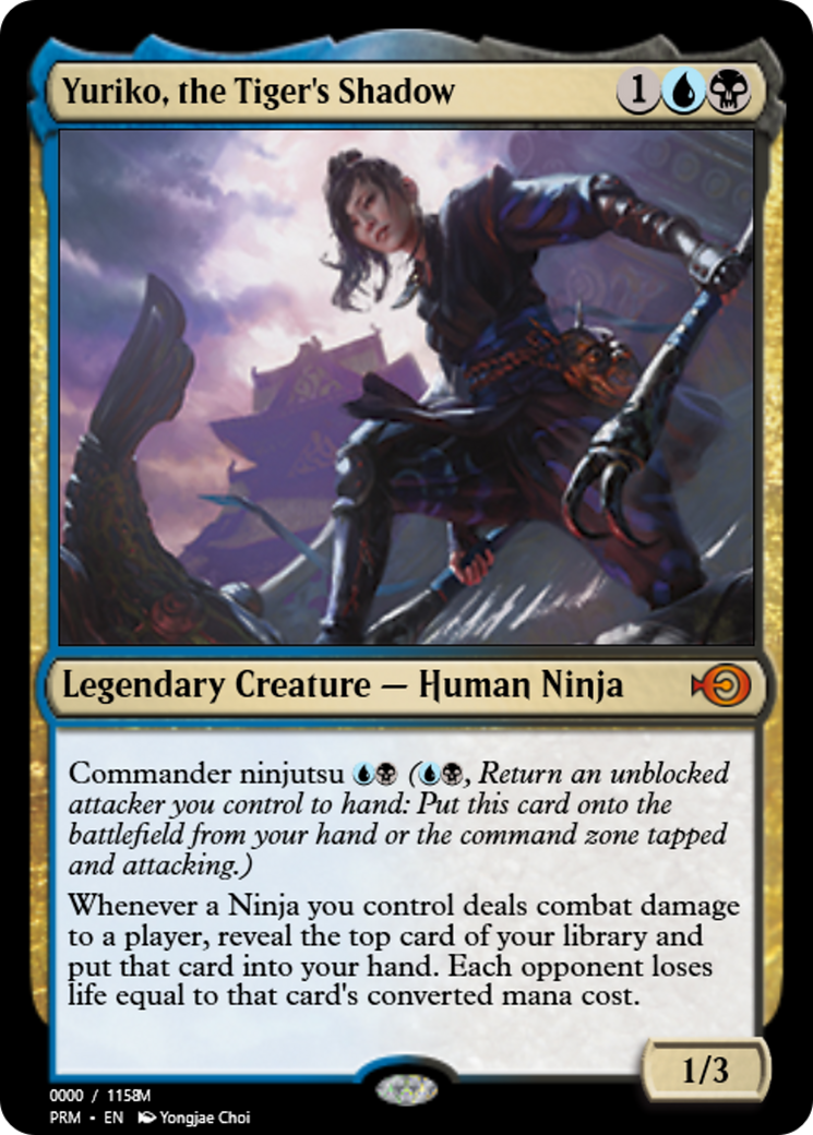 Yuriko, the Tiger's Shadow (PRM-86214) - Magic Online Promos