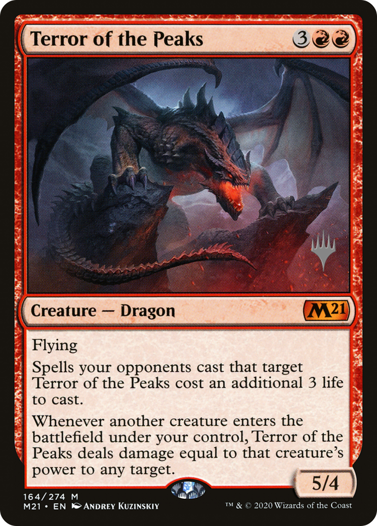 Terror of the Peaks (PPM21-164) - Core Set 2021 Promos Foil