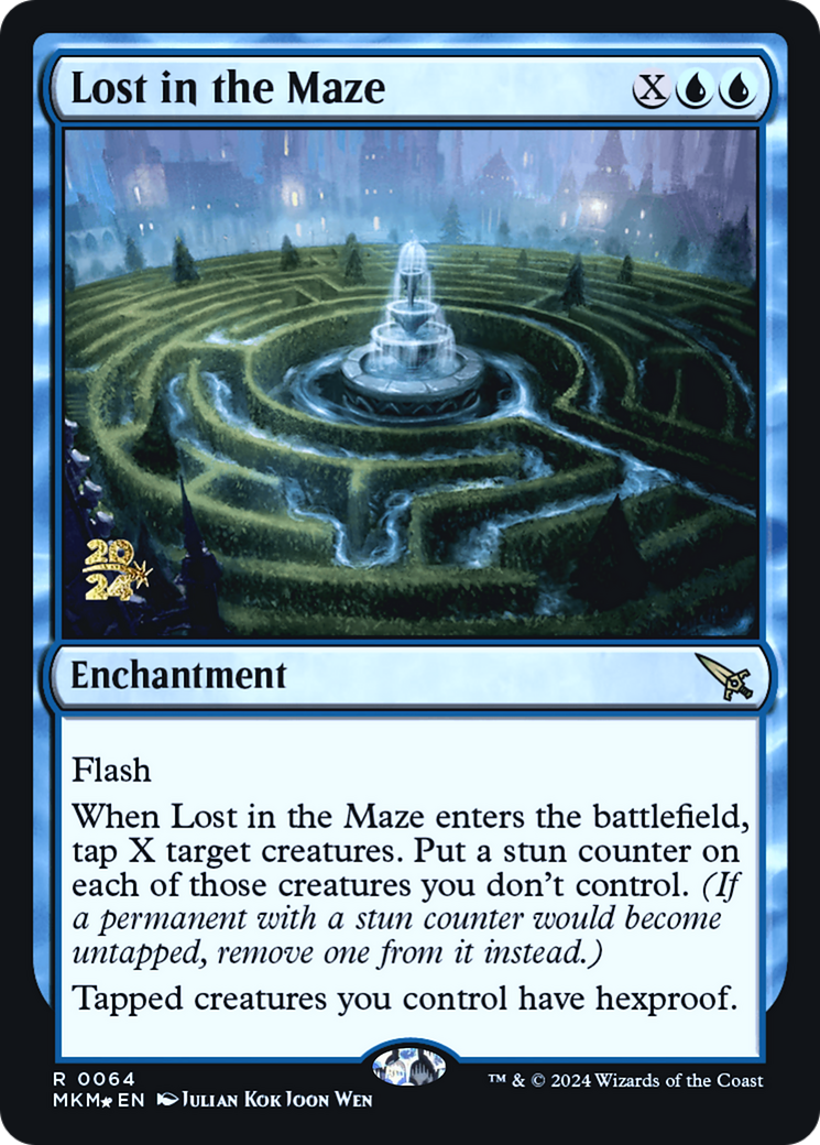 Lost in the Maze (PRE-64S) - Murders at Karlov Manor Promos Foil