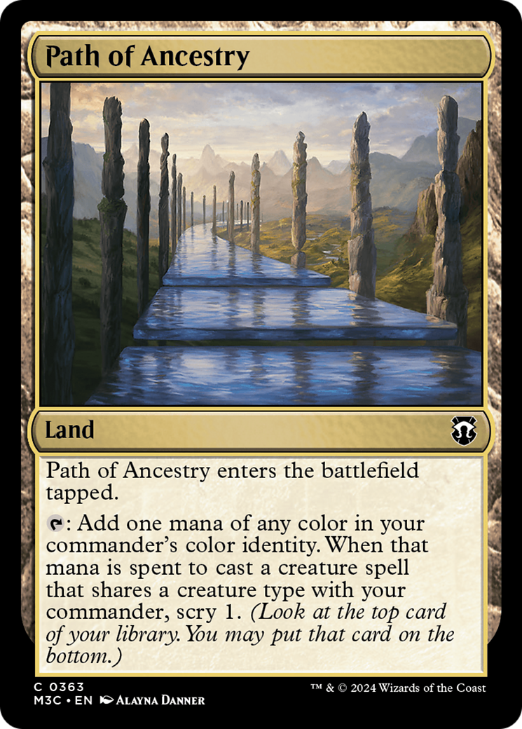 Path of Ancestry (M3C-363) - Modern Horizons 3 Commander Foil