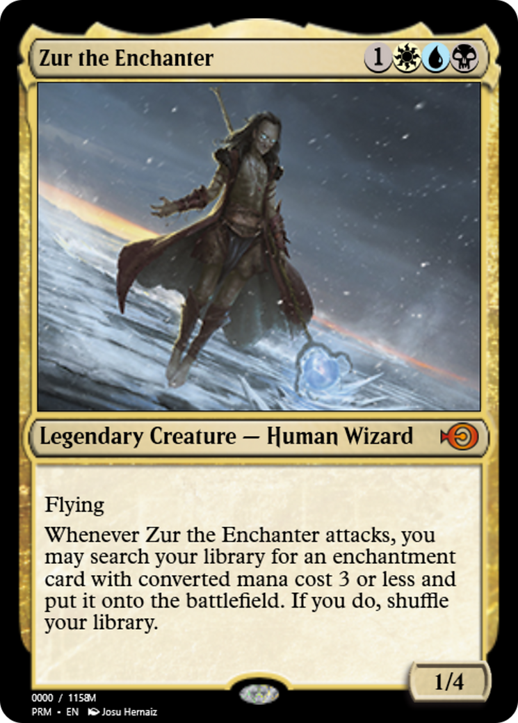 Zur the Enchanter (PRM-86196) - Magic Online Promos Foil