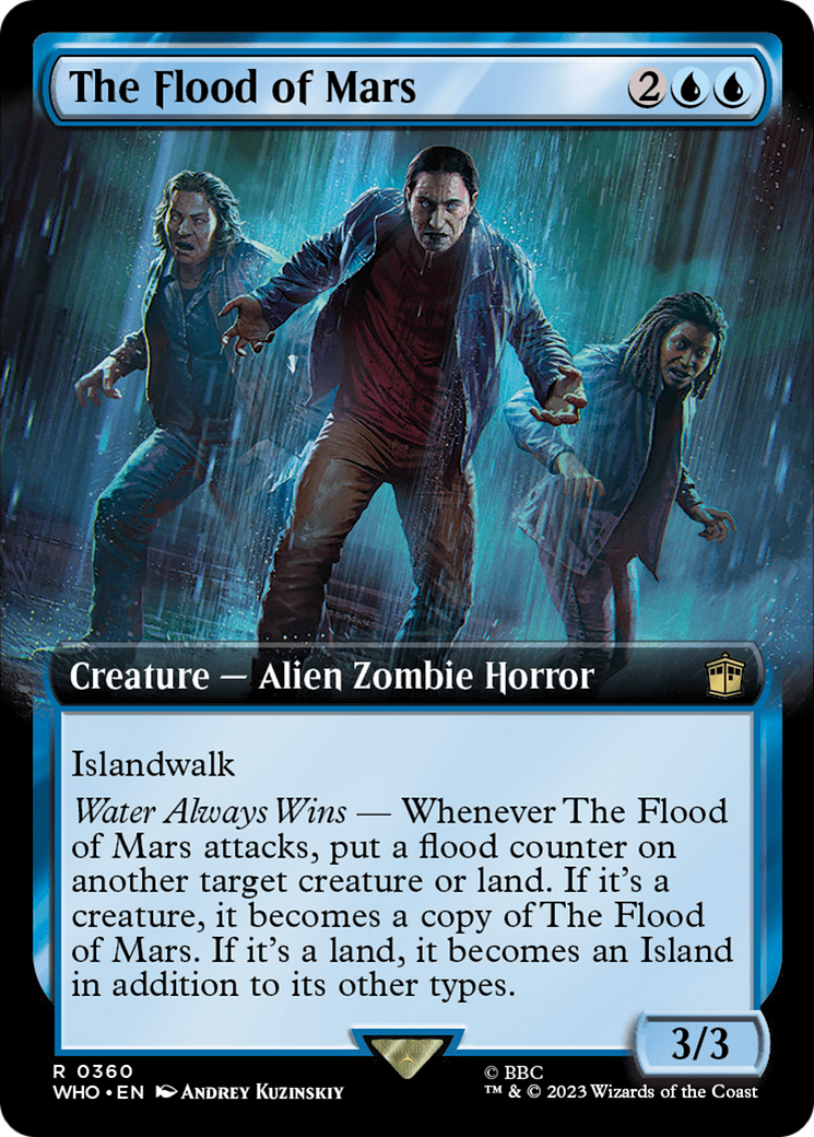The Flood of Mars (Extended Art) (WHO-360) - Doctor Who: (Extended Art) Foil