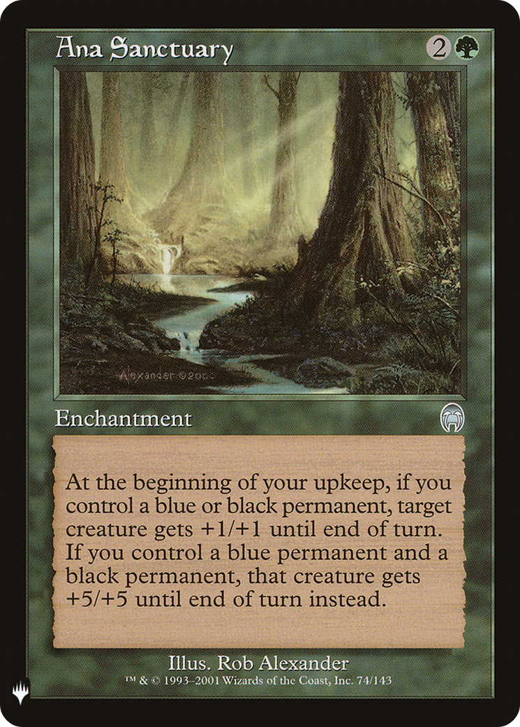 Ana Sanctuary (LIST-074) - The List