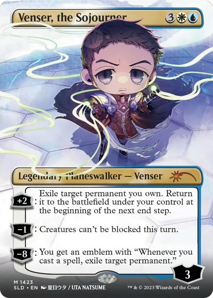Venser, the Sojourner (Rainbow Foil) (SLD-1423★) - Secret Lair Drop Foil