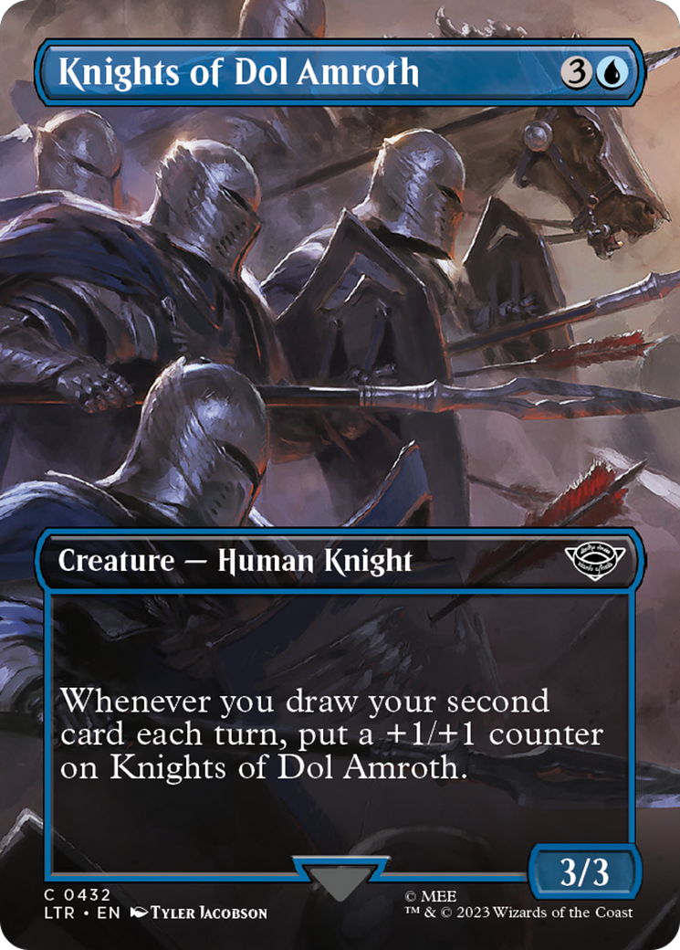 Knights of Dol Amroth (Borderless) (LTR-432) - The Lord of the Rings: Tales of Middle-earth (Borderless) Foil