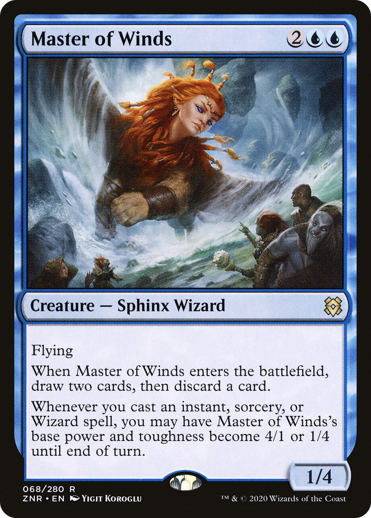 Master of Winds (ZNR-068) - Zendikar Rising Foil