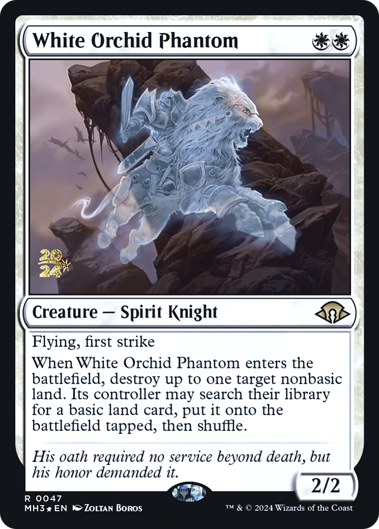 White Orchid Phantom (PRE-47S) - Modern Horizons 3 Promos Foil