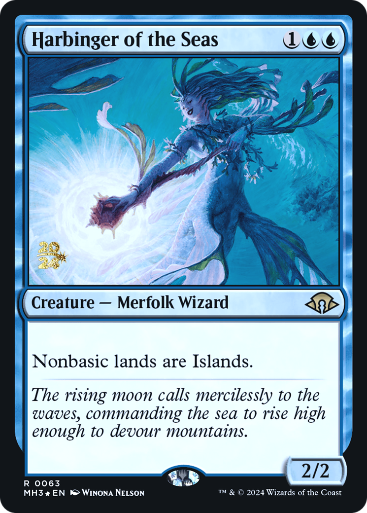 Harbinger of the Seas (PRE-63S) - Modern Horizons 3 Promos Foil