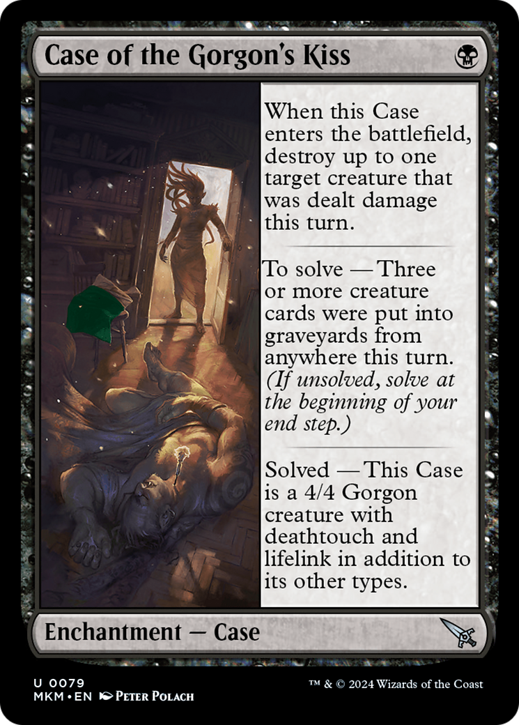 Case of the Gorgon's Kiss (b) (MKM-79†) - Murders at Karlov Manor Foil