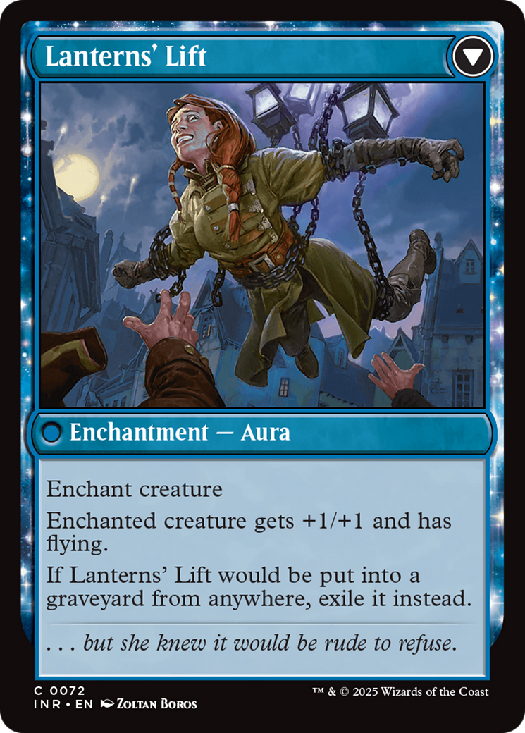 Lantern Bearer // Lanterns' Lift (INR-072) - Innistrad Remastered: (enchantment)