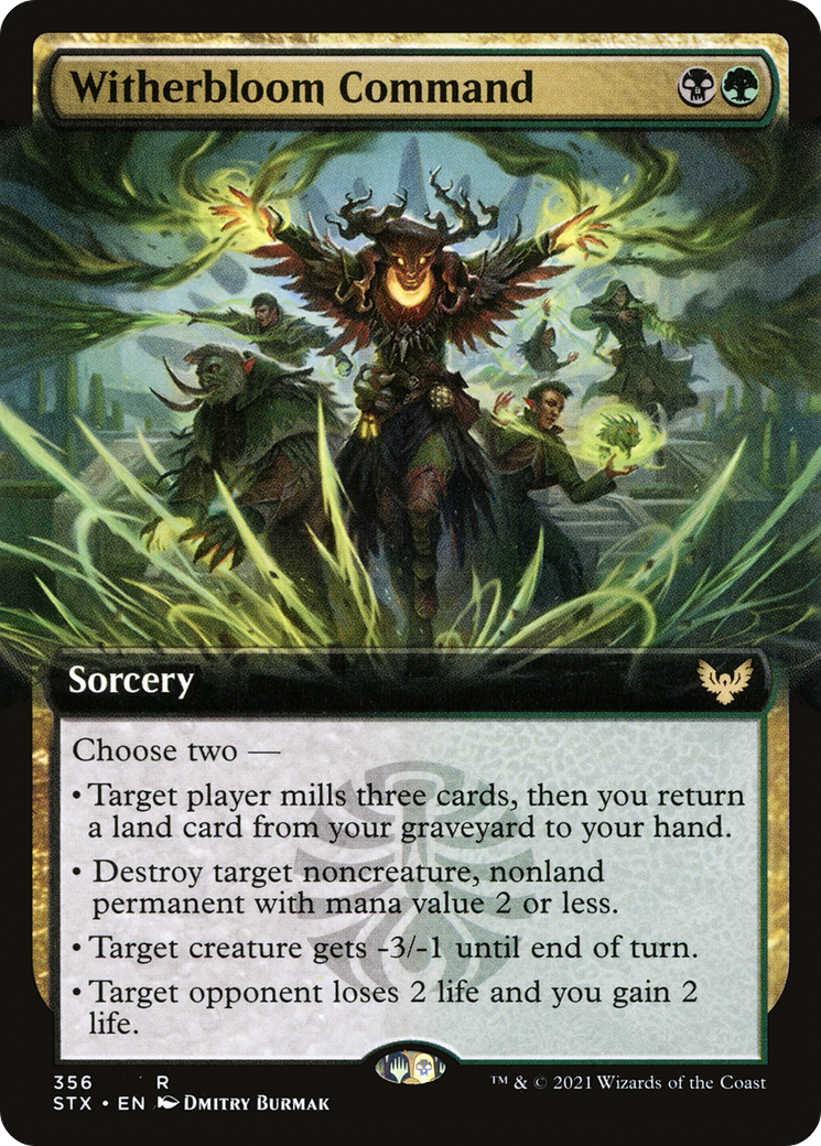 Witherbloom Command (Extended Art) (STX-356) - Strixhaven: School of Mages: (Extended Art) Foil