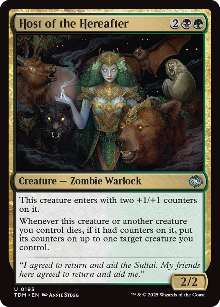 Host of the Hereafter (TDM-193) - Tarkir: Dragonstorm Foil