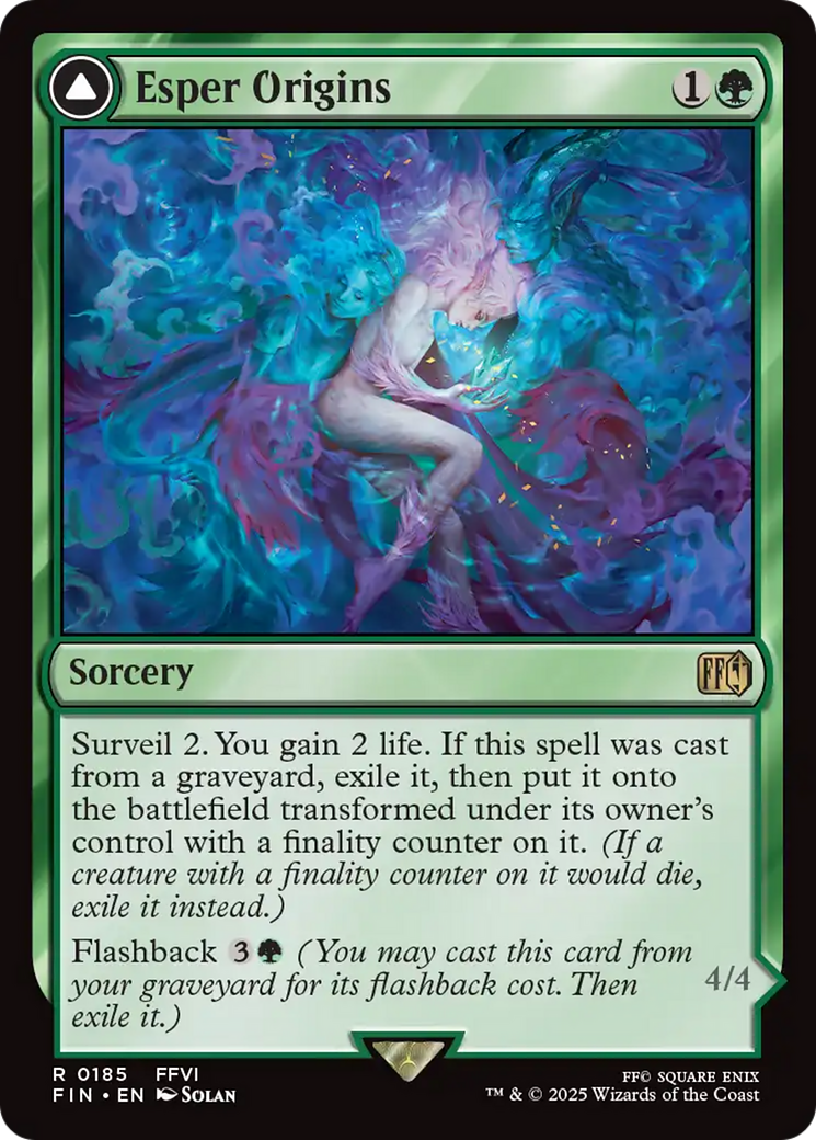 Esper Origins // Summon: Esper Maduin (FIN-185) - FINAL FANTASY: (enchantment) Foil