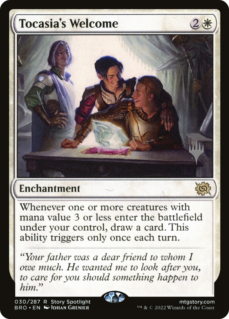 Tocasia's Welcome (PPBRO-30P) - The Brothers' War Promos Foil