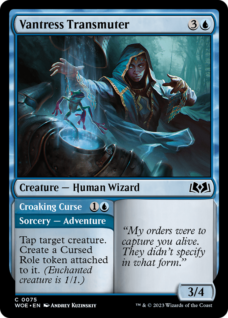 Vantress Transmuter (WOE-075) - Wilds of Eldraine Foil