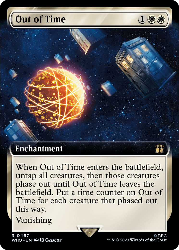 Out of Time (Extended Art) (WHO-467) - Doctor Who: (Extended Art) Foil
