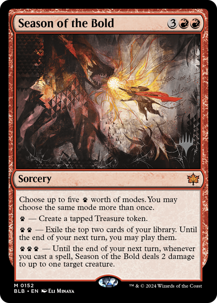 Season of the Bold (PPBLB-152P) - Bloomburrow Promos Foil