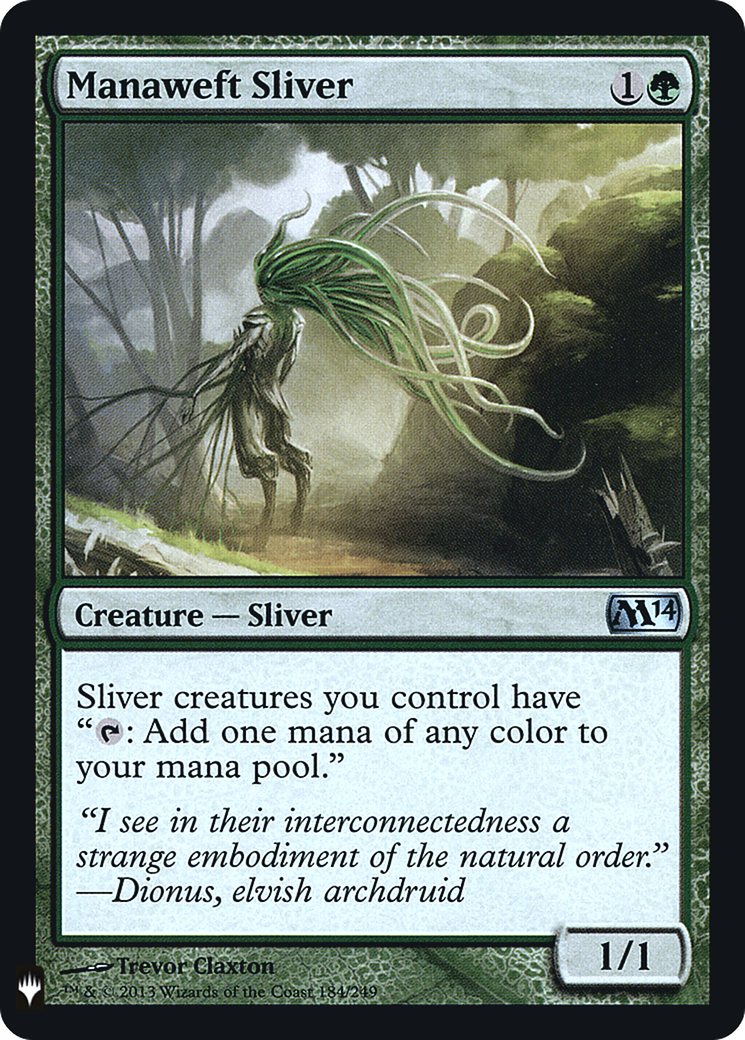 Manaweft Sliver (LIST-184) - The List Foil