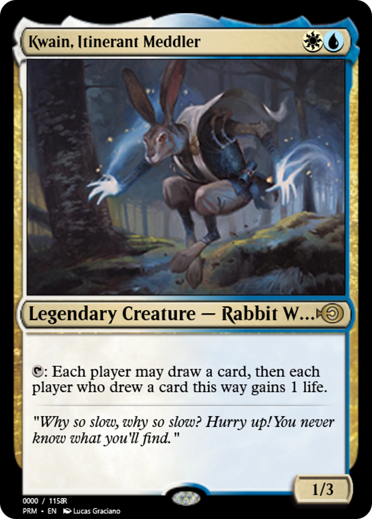 Kwain, Itinerant Meddler (PRM-86312) - Magic Online Promos