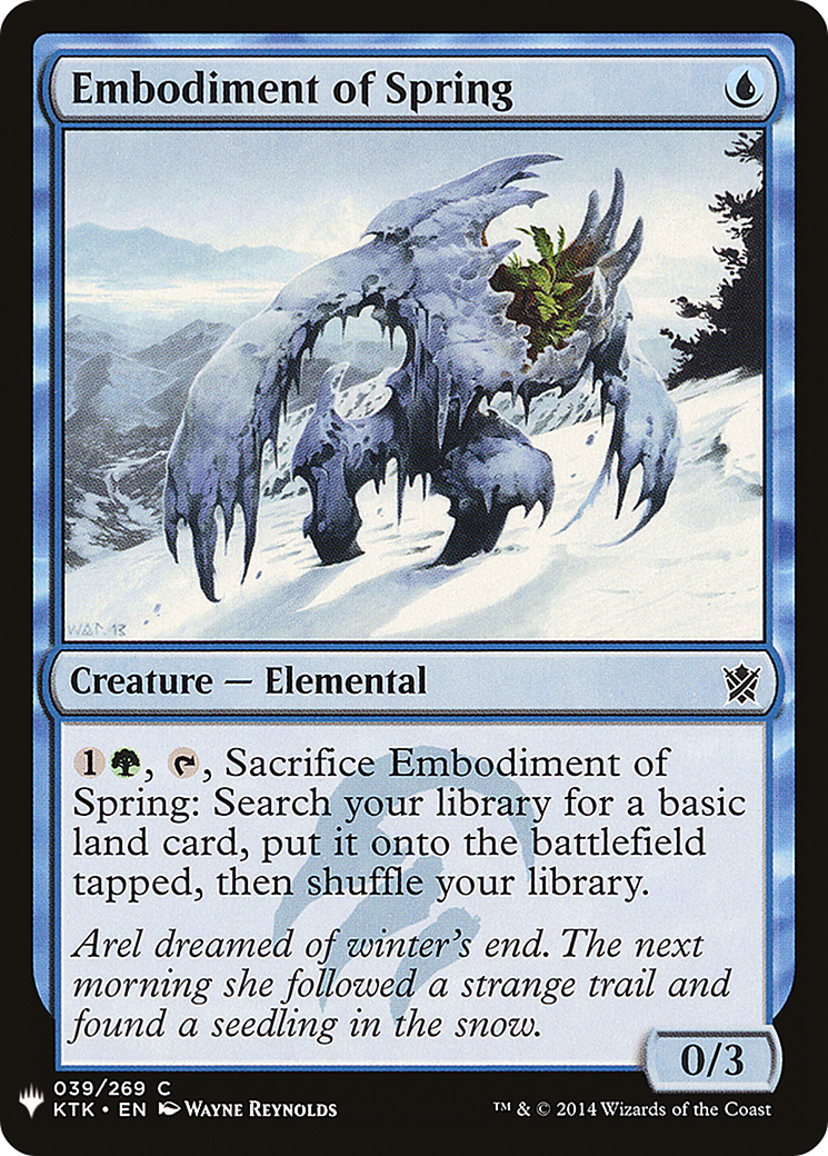 Embodiment of Spring (LIST-039) - The List