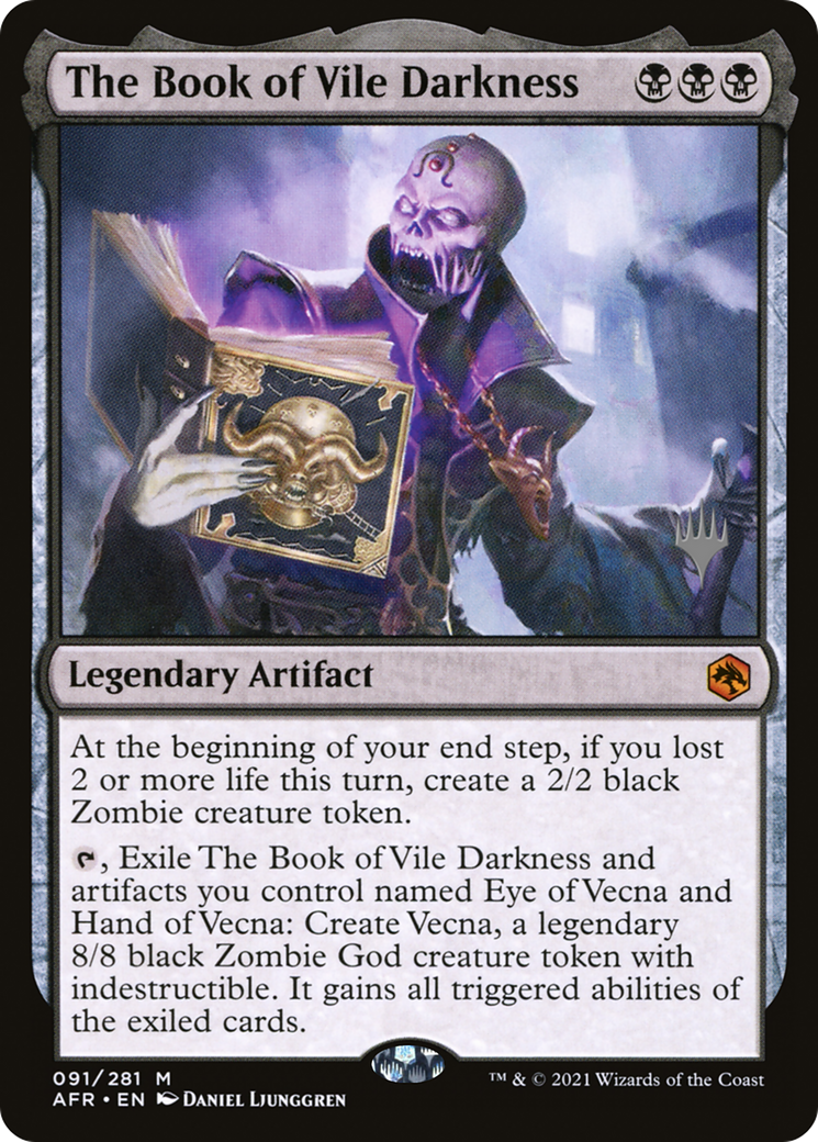 The Book of Vile Darkness (PPAFR-91P) - Adventures in the Forgotten Realms Promos Foil