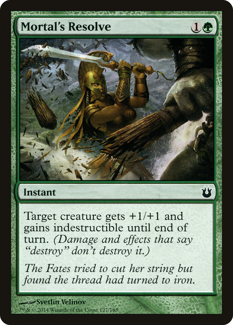 Mortal's Resolve (BNG-127) - Born of the Gods