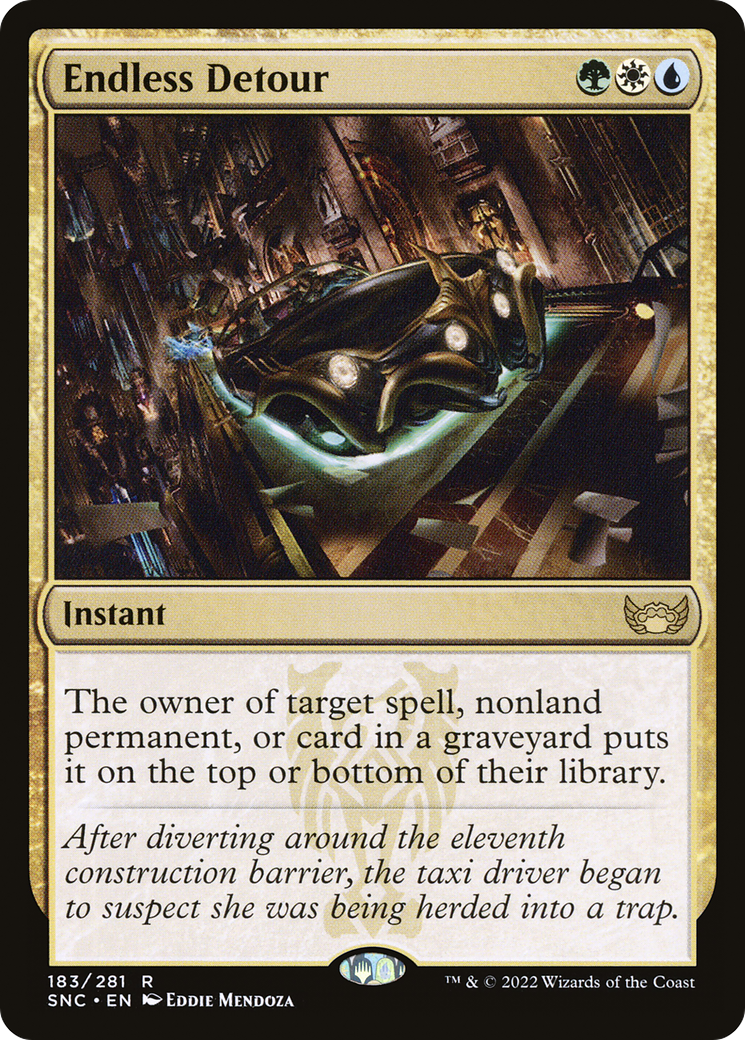 Endless Detour (SNC-183) - Streets of New Capenna Foil
