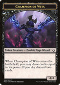 Champion of Wits // Warrior Double-Sided Token (HOU-2 // 17) - Hour of Devastation