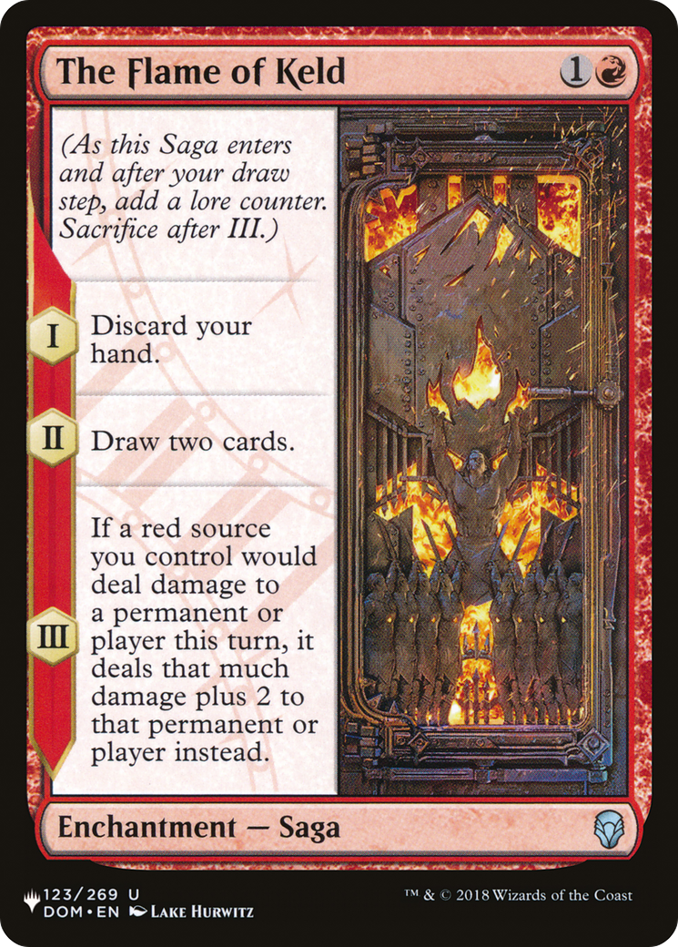 The Flame of Keld (LIST-123/269) - The List