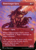 Flametongue Kavu (Borderless) (DMR-432) - Dominaria Remastered (Borderless) Foil