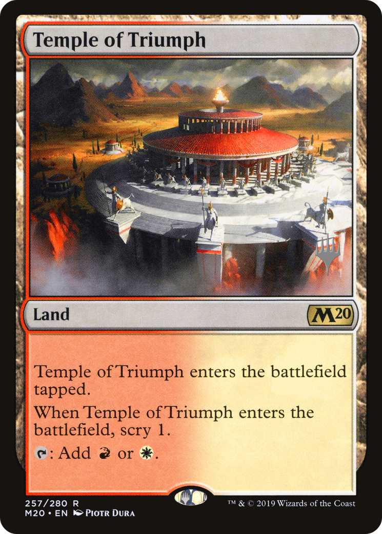 Temple of Triumph (PPM20-257P) - Core Set 2020 Promos