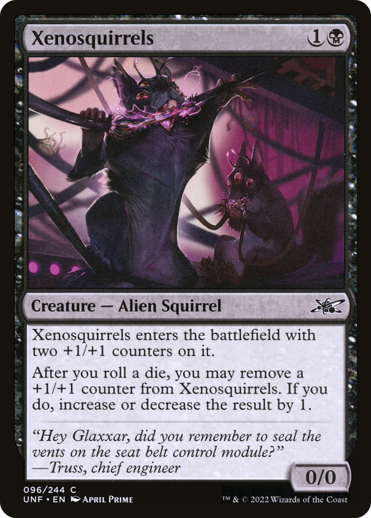 Xenosquirrels (UNF-096) - Unfinity Foil