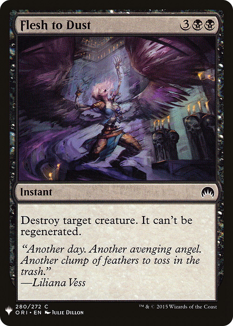 Flesh to Dust (LIST-280) - The List