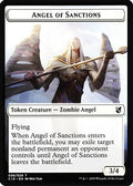 Angel of Sanctions // Horror Double-Sided Token (C19-6 // 23) - Commander 2019