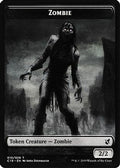Zombie (010) // Zombie (011) Double-Sided Token (C19-10 // 11) - Commander 2019