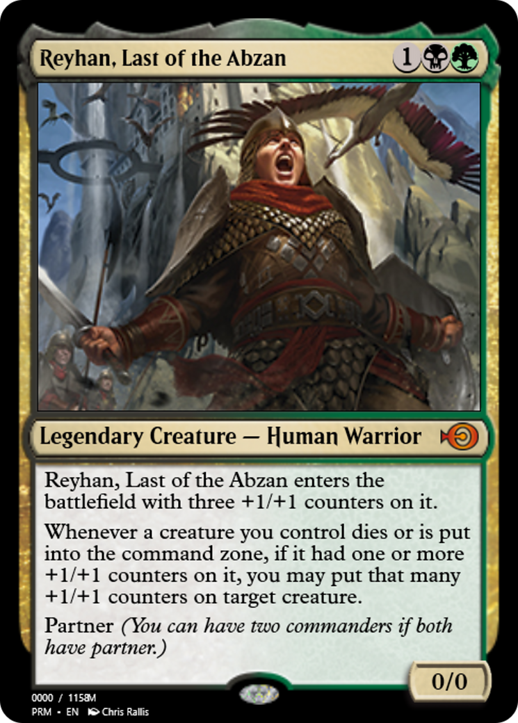 Reyhan, Last of the Abzan (PRM-86170) - Magic Online Promos Foil