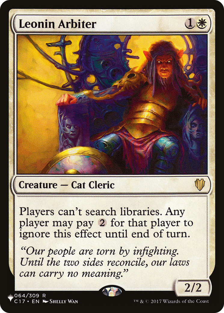 Leonin Arbiter (LIST-064/309) - The List