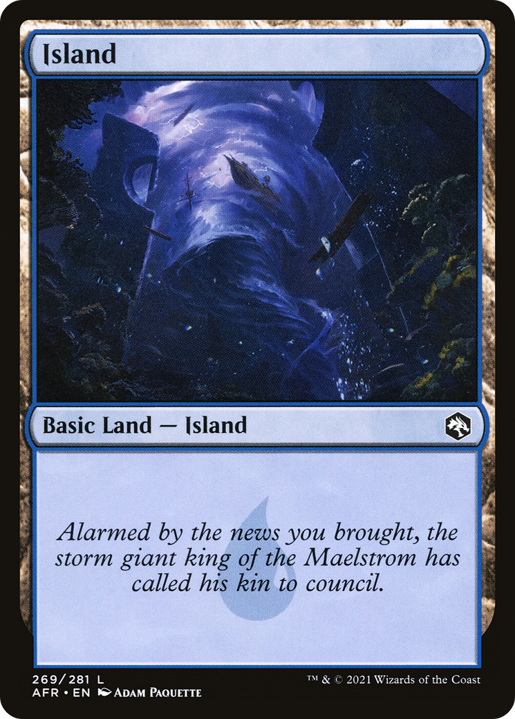 Island (269) (AFR-269) - Adventures in the Forgotten Realms Foil