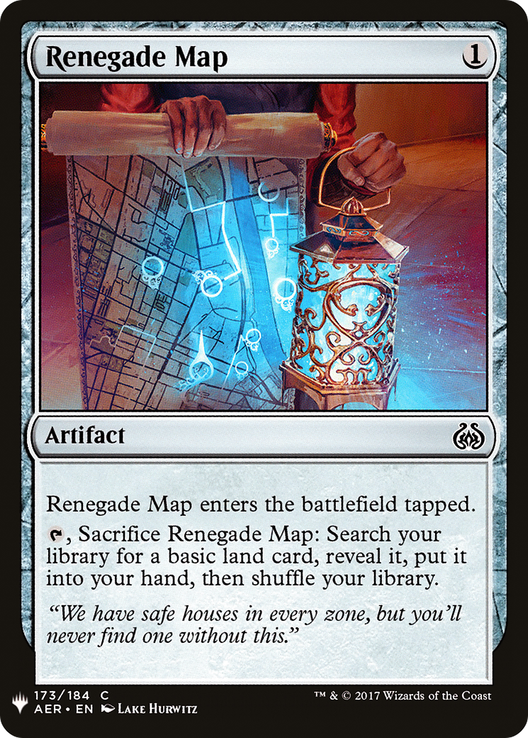 Renegade Map (LIST-173) - The List