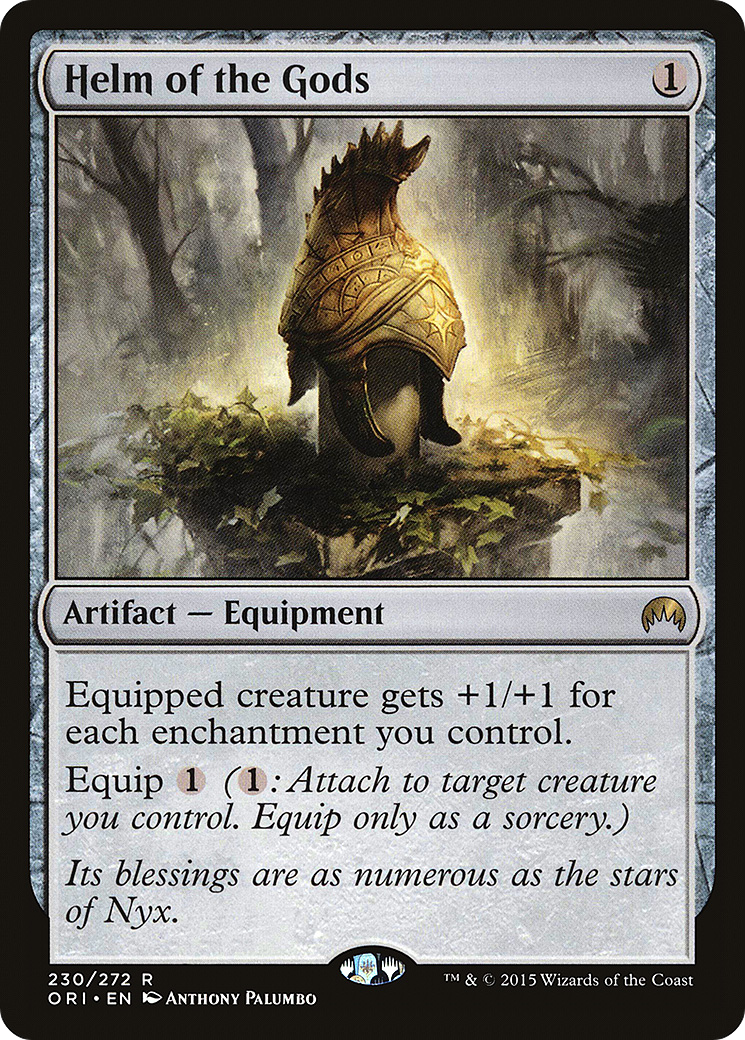 Helm of the Gods (ORI-230) - Magic Origins Foil
