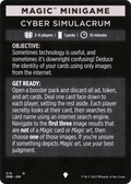 Cyber Simulacrum // Cyber Simulacrum (cont'd) (MONE-003) - Phyrexia: All Will Be One Minigames