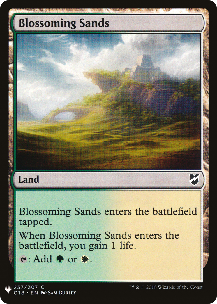 Blossoming Sands (LIST-237) - The List